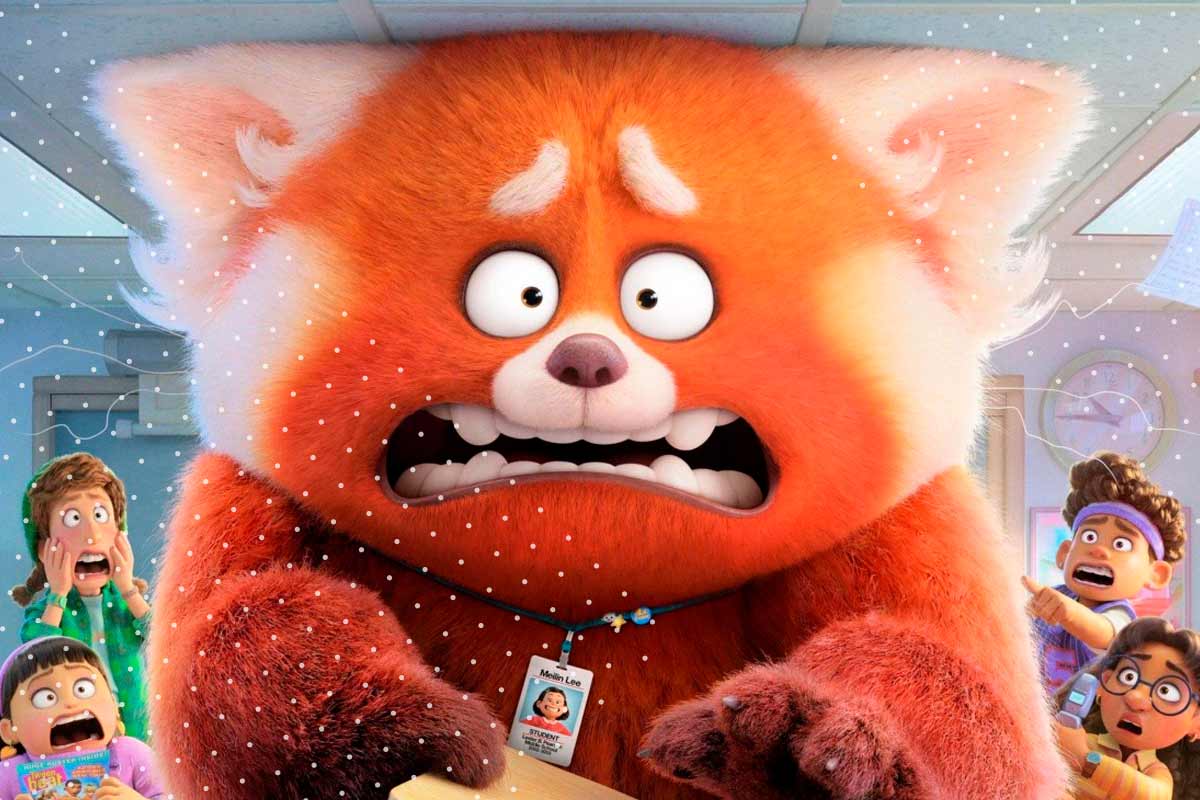Red Animada La nueva película de Pixar “Red”, llegará a Disney Plus Chile